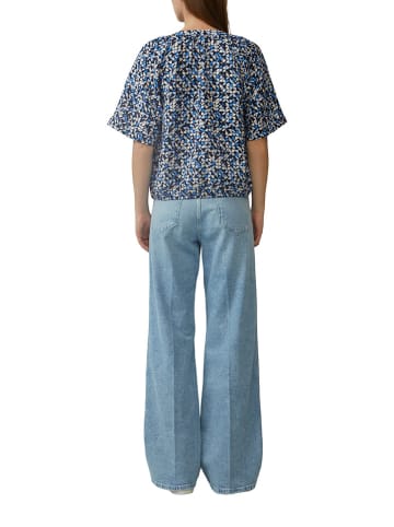 s.Oliver Bluse in Dunkelblau/ Blau