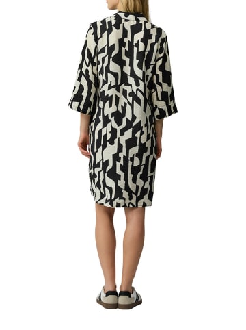 s.Oliver Kleid in Schwarz/ Beige