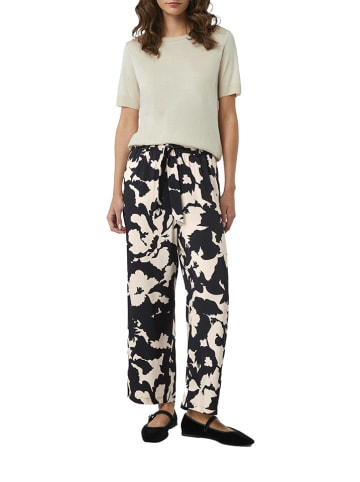 comma Hose in Schwarz/ Beige