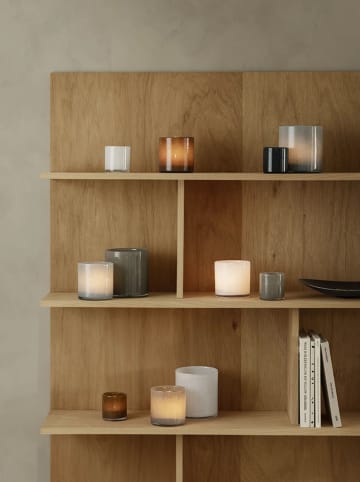 Blomus Windlicht ''Saga'' in Hellblau - (H)15 x Ø 16 cm