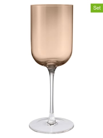 Blomus Kieliszki (4 szt.) "Fuumi" w kolorze jasnobrązowym do czerwonego wina - 400 ml
