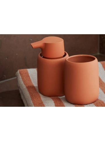 Blomus Zahnputzbecher "Sono" in Hellbraun - (H)11 x Ø 8,5 cm