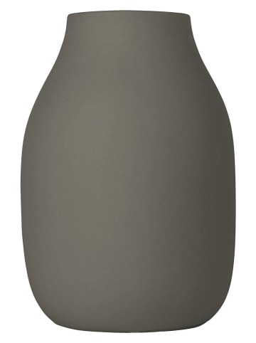 Blomus Vaas "Colora" grijs - (H)20 x Ø 14 cm