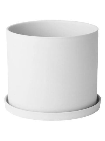 Blomus Doniczka "Nona" w kolorze białym na zioła - Ø 15 cm