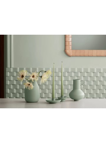 Blomus Kerzenhalter ''Vela'' in Grün - (H)4 x Ø 9 cm