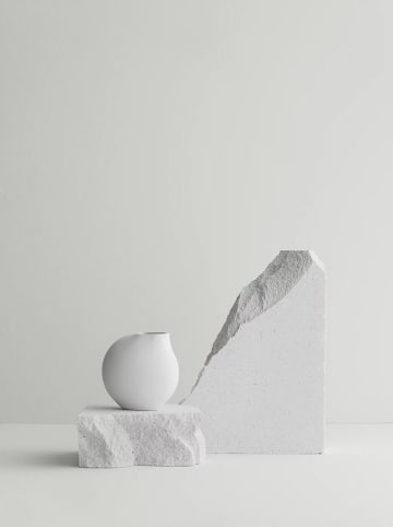 Blomus Vaas "Nona" wit - (H)14 x Ø 9 cm
