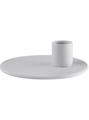 Blomus Kerzenhalter ''Nona'' in Hellgrau - (H)3 x Ø 12 cm