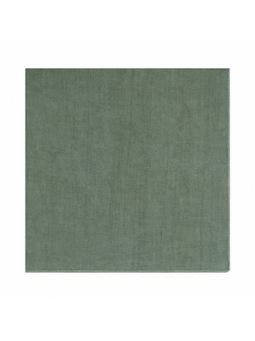 Blomus Leinen-Serviette "Lineo" in Grün - (L)42 x (B)42 cm