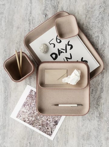 Blomus Ladeschaal "Herba" bruinrood - (B)23,5 x (H)12,5 x (D)3 cm