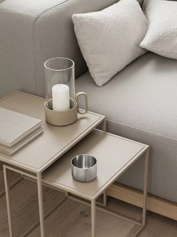 Blomus Świecznik "Yuragi" w kolorze beżowym - wys. 21 cm