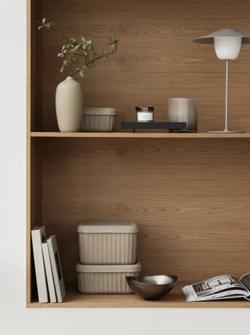 Blomus 2-delige set: opbergboxen "Redo" beige - (B)30 x (H)20 cm