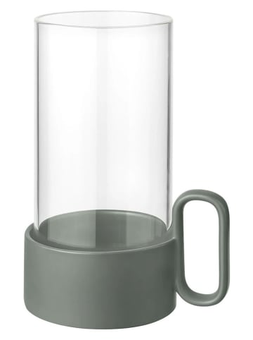 Blomus Windlicht "Yuragi" in Grün - (H)21 cm