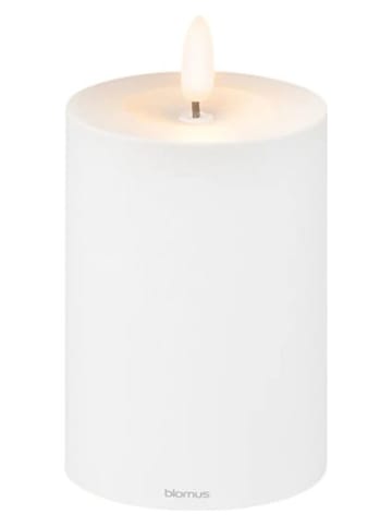 Blomus Świeca LED "Noca" w kolorze białym - wys. 12 cm