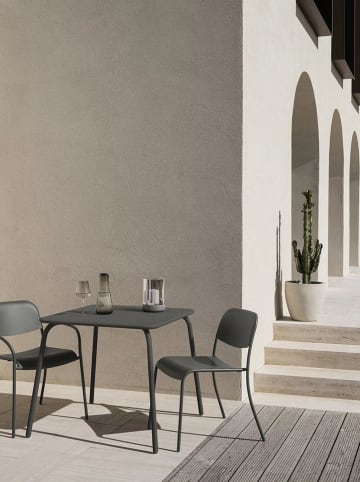 Blomus Krzesło "Yua" w kolorze szarym - 55 x 77 x 60 cm