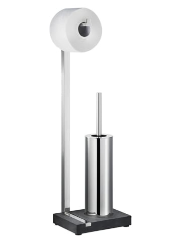 Blomus Edelstahl-WC-Garnitur "Menoto" - (B)20 x (H)64,5 x (T)15 cm