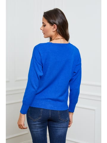 So Cachemire Vest "Gino" blauw