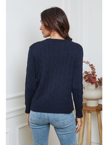 So Cachemire Pullover "Kirem" in Dunkelblau