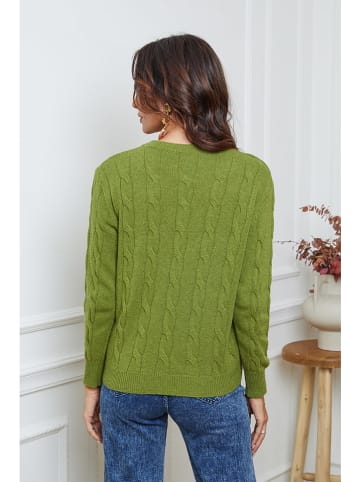 So Cachemire Trui "Kirem" groen