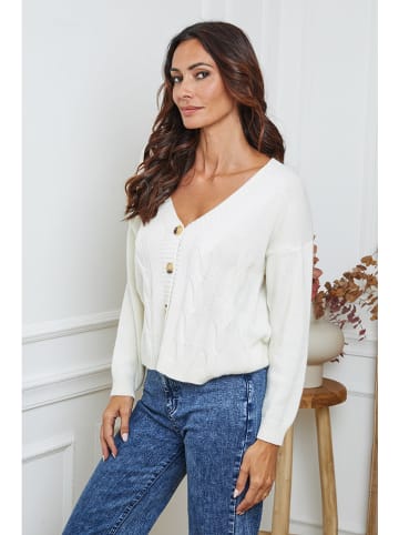 So Cachemire Vest "Laem" crème