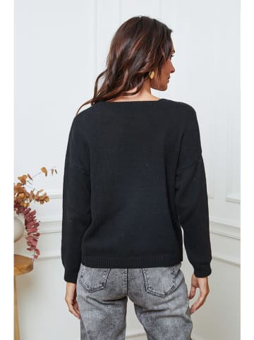 So Cachemire Cardigan "Laem" in Schwarz