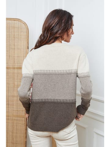 So Cachemire Trui "Lurcia" beige/taupe