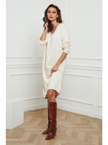 So Cachemire Strickkleid "Palerme" in Creme