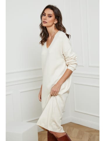 So Cachemire Strickkleid "Palerme" in Creme