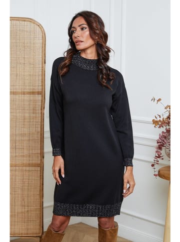 So Cachemire Strickkleid "Linoa" in Schwarz