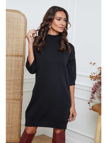 So Cachemire Strickkleid "Major" in Schwarz