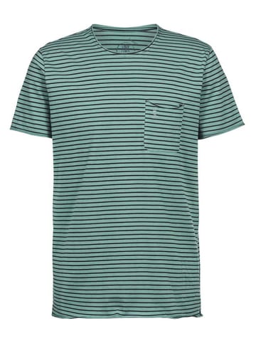 Herrlicher Shirt "Ronny" turquoise