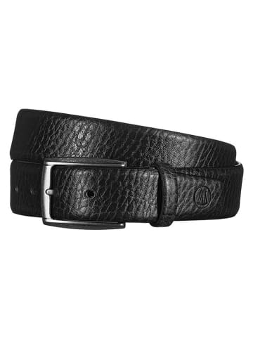 Herrlicher Leren riem "Dylan" zwart