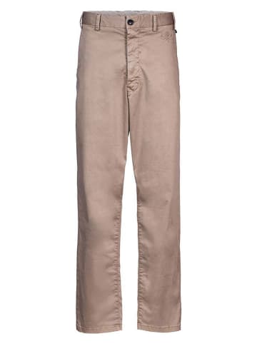 Herrlicher Spodnie chino "Crafton" w kolorze beżowym
