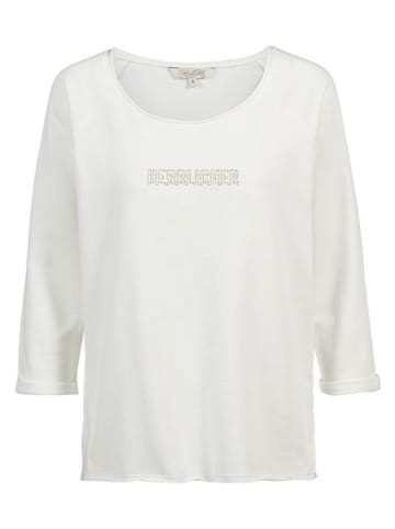 Herrlicher Longsleeve "Angelika" in Weiß