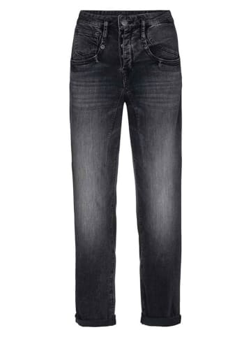 Herrlicher Dżinsy "Shyra" - Tapered fit - w kolorze czarnym