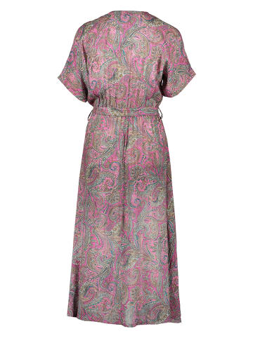 Herrlicher Jurk roze/groen