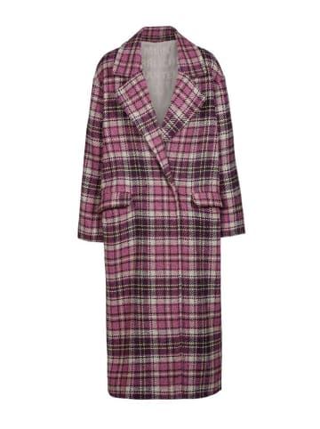 Herrlicher Tussenmantel paars/zwart