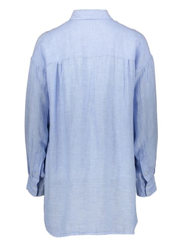 Herrlicher Leinenbluse in Hellblau