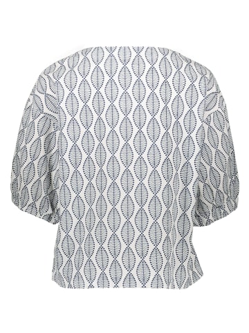 Herrlicher Bluse in Dunkelblau/ Weiß