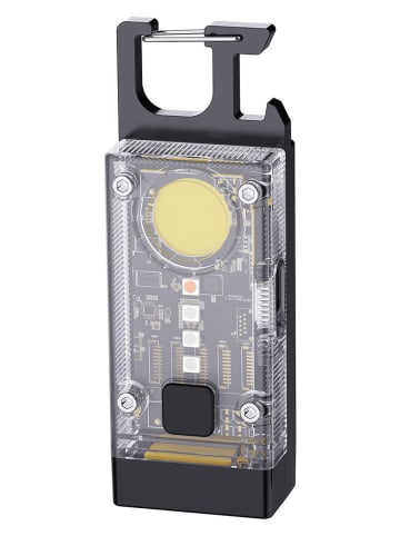 Genius Solarna latarka-brelok w kolorze czarnym do kluczy