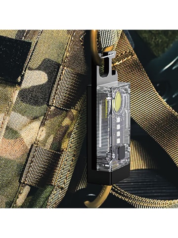 Genius Solarna latarka-brelok w kolorze czarnym do kluczy