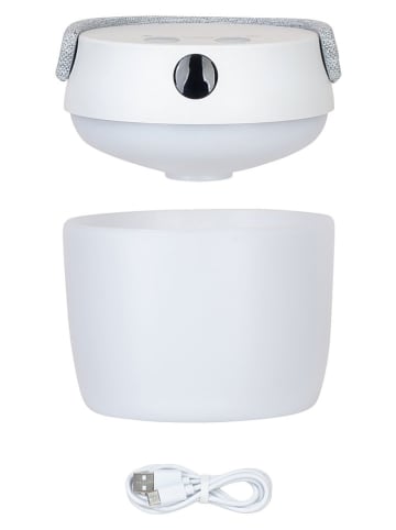 Genius LED-tafellamp ''Moonlight'' wit - (H)12 x Ø 11,5 cm