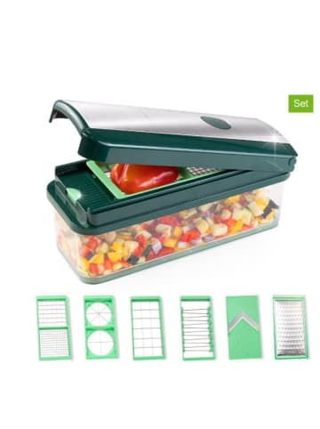 Genius 16tlg. Set: Schneider "Nicer Dicer Exclusive" in Grün