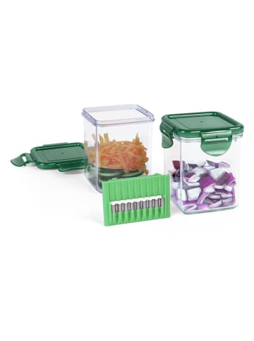 Nicer Dicer 5tlg. Zubehör-Set: "Nicer Dicer Quick Professional" in Grün