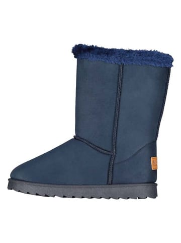 Geographical Norway Kozaki zimowe "Ovassion" w kolorze granatowym