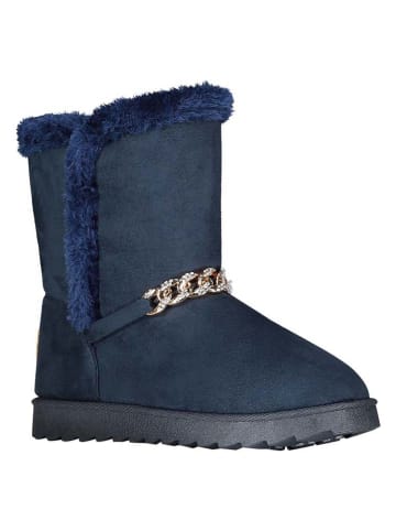 Geographical Norway Winterboots "Oseille" donkerblauw