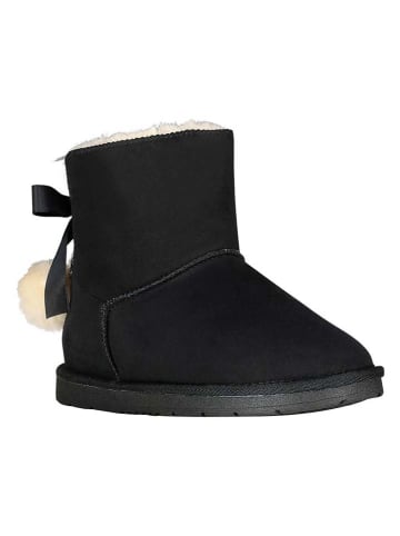 Geographical Norway Winterboots "Oponpon" in Schwarz