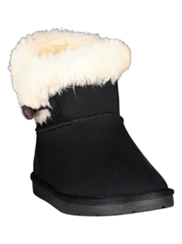 Geographical Norway Botki zimowe "Olady" w kolorze czarnym