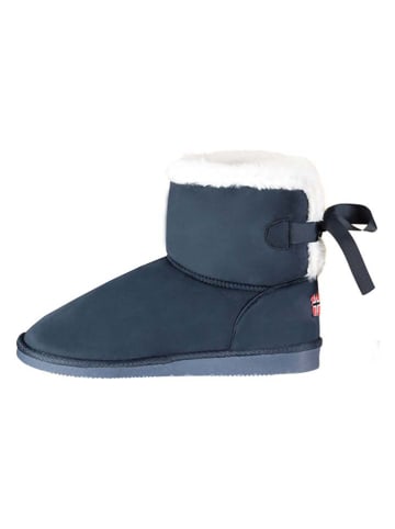 Geographical Norway Botki zimowe "Owisti" w kolorze granatowym