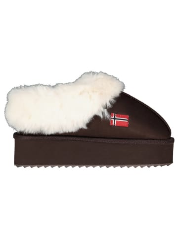 Geographical Norway Hausschuhe "Oninkasi" in Braun
