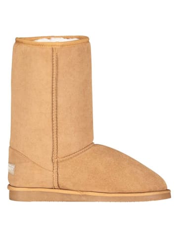 Geographical Norway Kozaki zimowe "Opilate" w kolorze jasnobrązowym